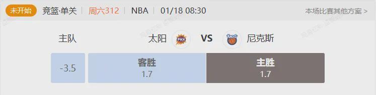 乐鱼体育app下载-聚焦NBA大战 尼克斯VS太阳！
